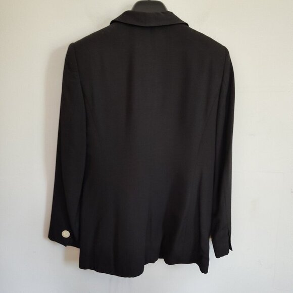 Ladies SZ 4P Vintage Liz Claiborne Collection Black Jacket - Picture 3 of 4